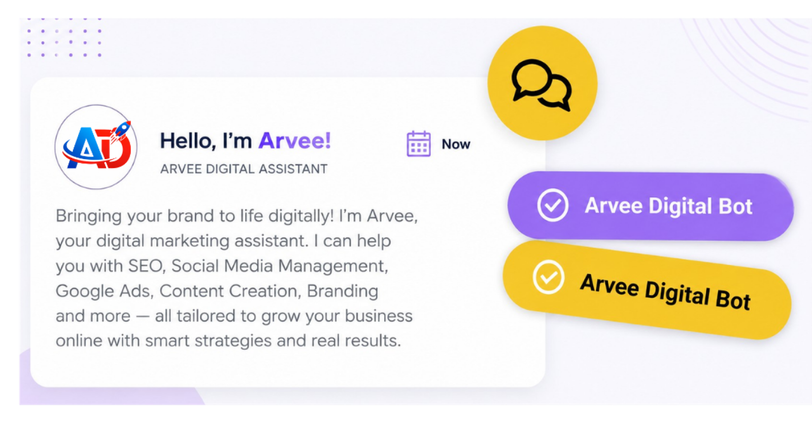 Hello, I’m Arvee! Your Digital Growth Partner